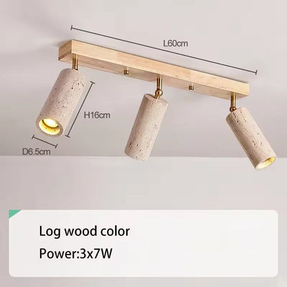 Yellow Travertine ceiling light decoration hallway ceiling light