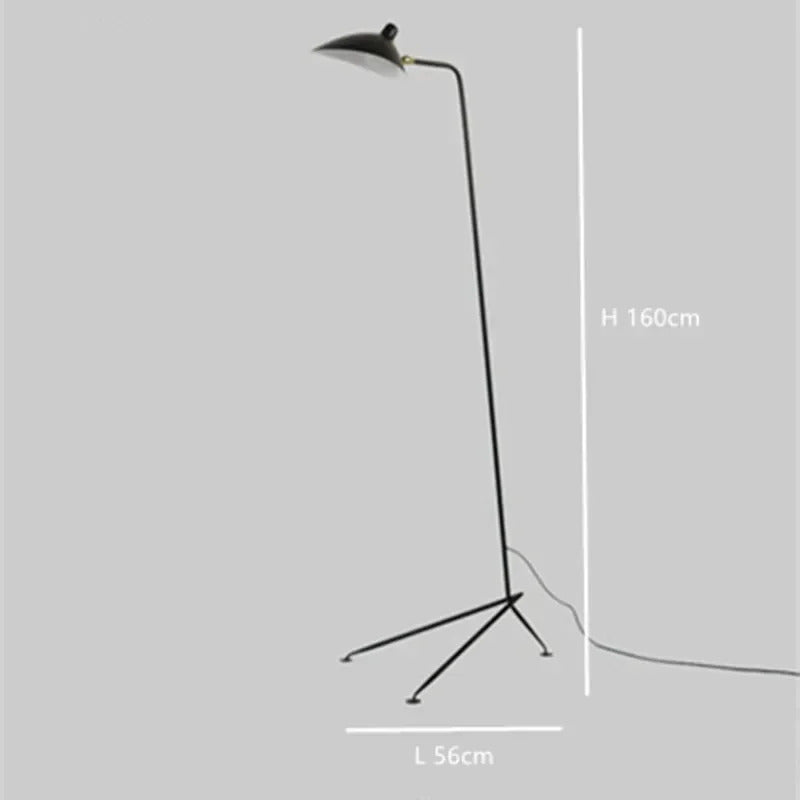 Serge Mouille floor lamp designer Living room Tripod Table lamp