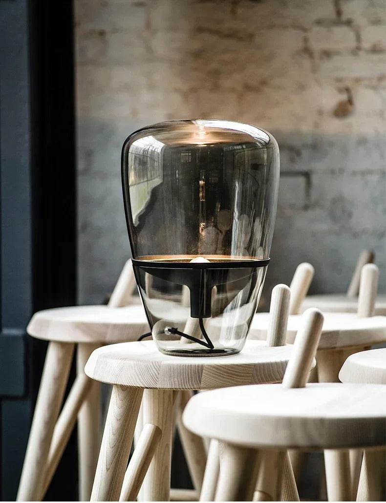 Czech Design Series Glass Table Lamp Livingroom Decoration Room Desks Personalized Creative Bedside Vitreous Desk Light