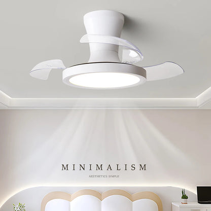 Children'S Room Invisible Fan Light Bedroom Quiet Ceiling Fan Light