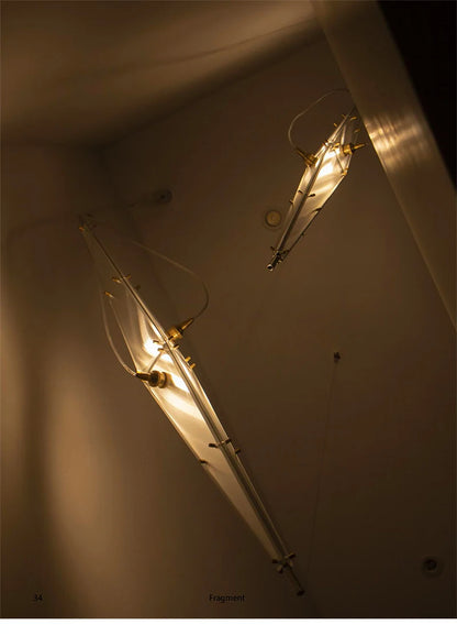 Postmodern pendant lights Designer luxury minimalist glass pendant light