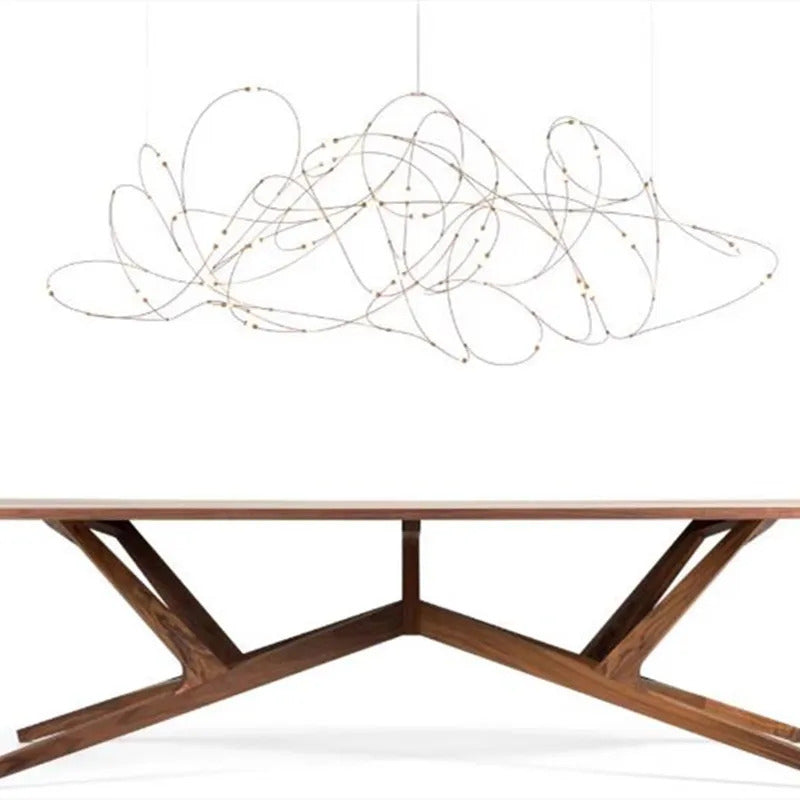 Moooi Flock Chandelier Disc Quasar Chandelier LED Firefly Pendant Light for Hotels Villas Restaurants Living Room designer lamp