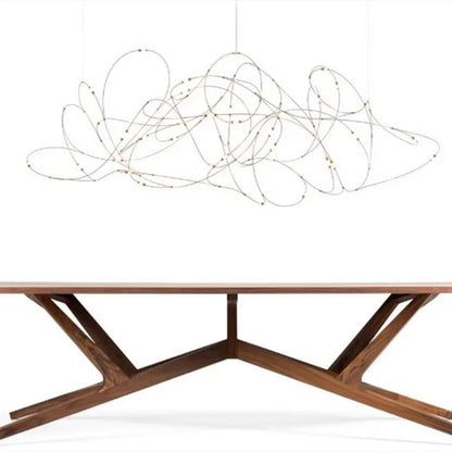 Moooi Flock Chandelier Disc Quasar Chandelier LED Firefly Pendant Light for Hotels Villas Restaurants Living Room designer lamp