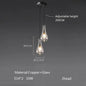 Luxury All Copper LED Pendant Light Modern Water drop Glass chandelier