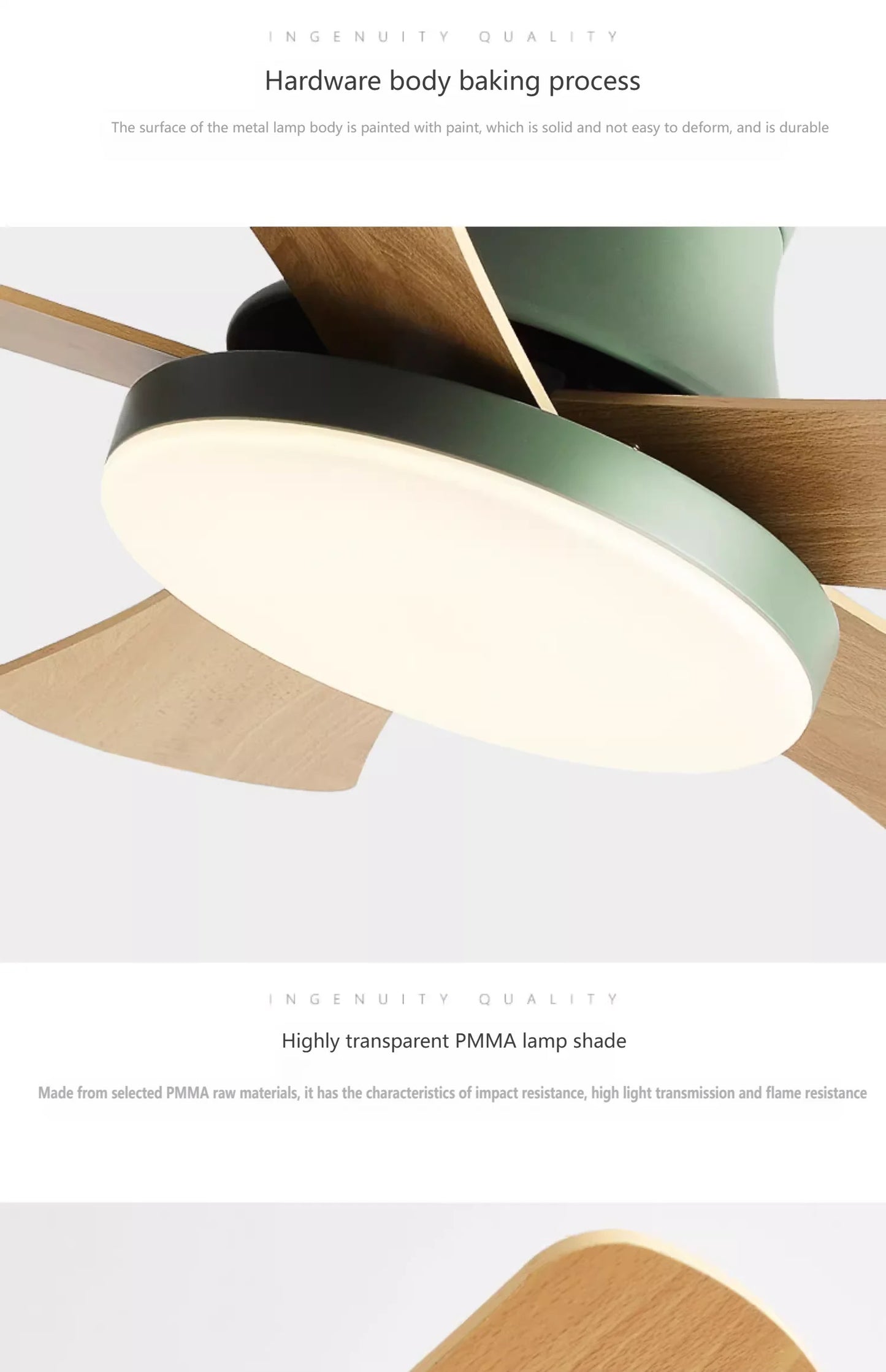 Nordic colorful Ceiling fan light Modern Children bedroom Indoor Ceiling fan lamp