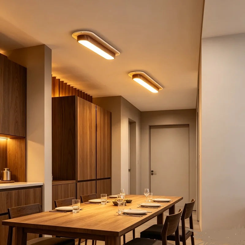 Trio Travertine Ceiling Light