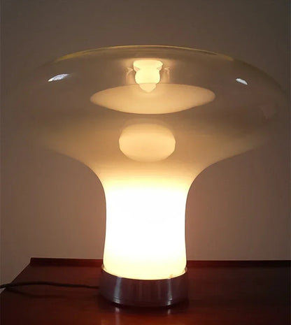 Light luxury designer glass desk lamp simple creative living room study bedroom warm bedside lamp LED art technology floor lamp