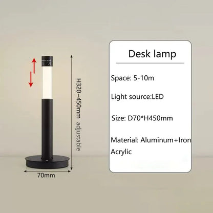 LED liftable Floor Lamp Living Room touch lamp Bedroom Bedside Decor Ambient Lighting