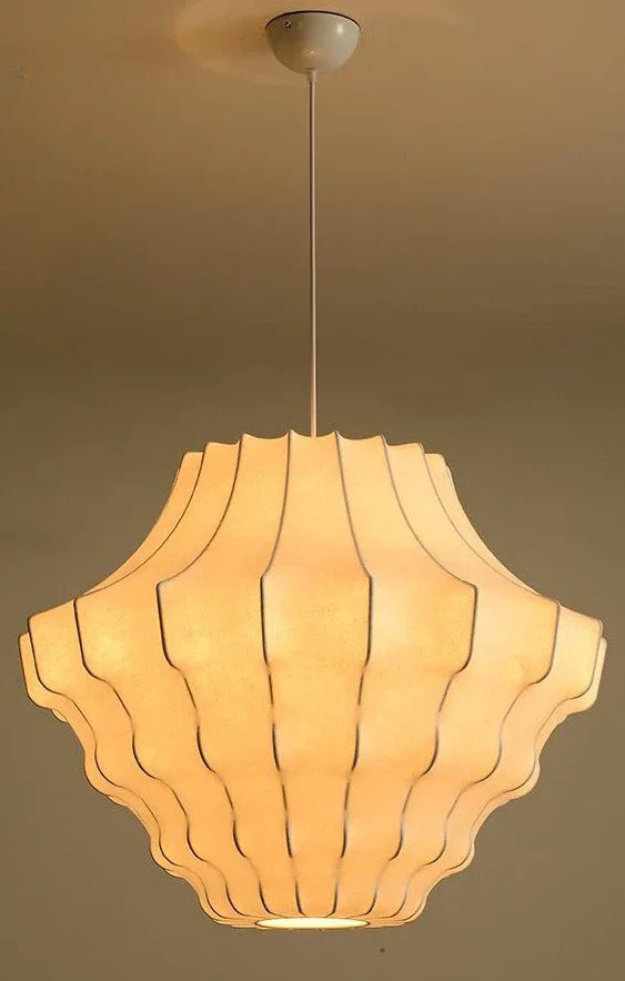 Nordic Silk Led Pendant Lights for Living Dining Room Food Tables Study Bedroom Chandelier Home Decor Hanging Light Fixture