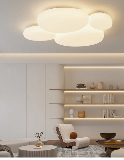 Milky white Ceiling Lamp esthetic room ceiling light fittings