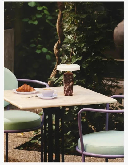 Marble luxury Table Lamps Danish Atmosphere LED Desk Light Charging Touch Switch lighting