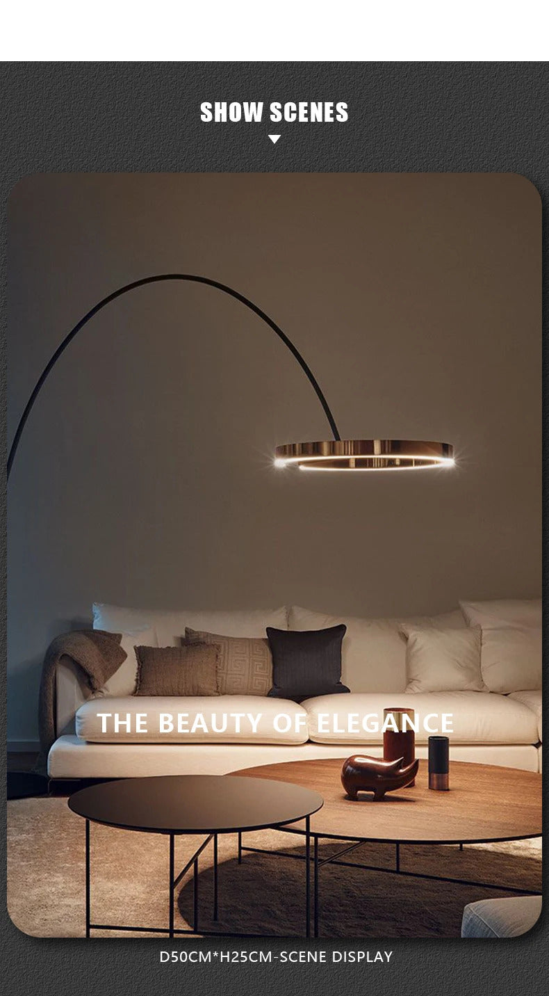 Designer Fishing Floor Lamp Nordic LED Living Room Floor Lamp