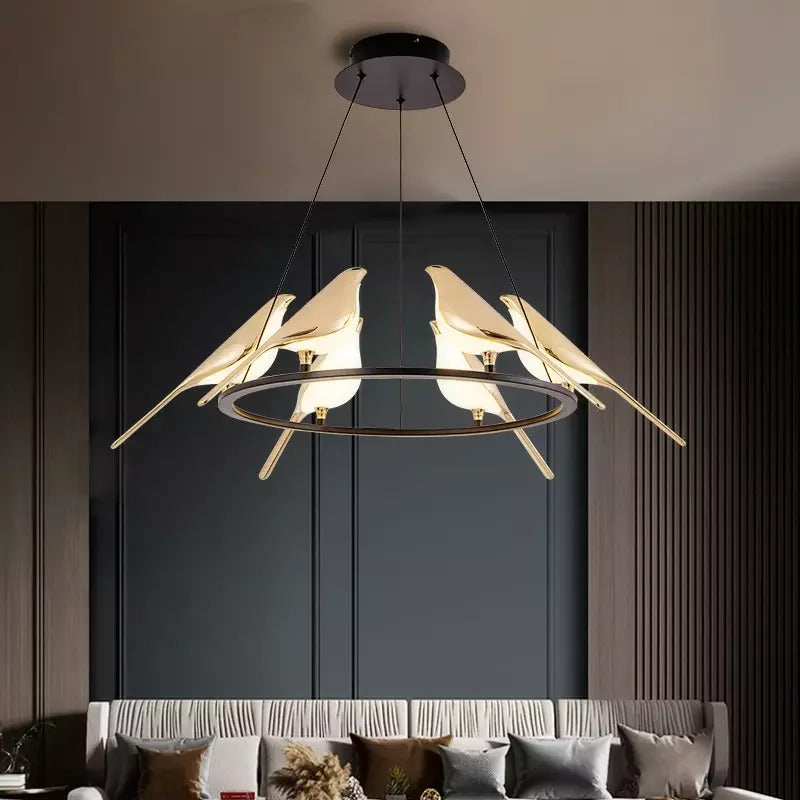 Nomi Chandelier birds chandelier Restaurant kitchen postmodern Decoration lustre design