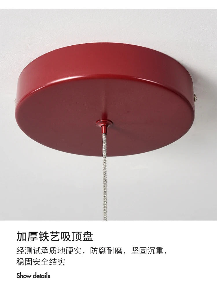 Nordic U-shaped Pendant lamp water pipe long strip Chandelier