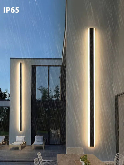 Outdoor Wall Lamps Waterproof Line Minimalist wall Lights Long Strip IP65 Wall Lights