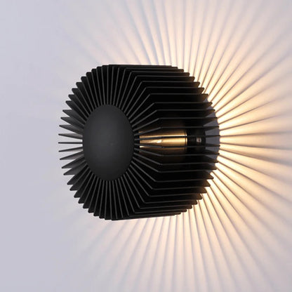 Modern small wall lamp Designer aluminium wall light Black Rose Gold bedroom night sconce