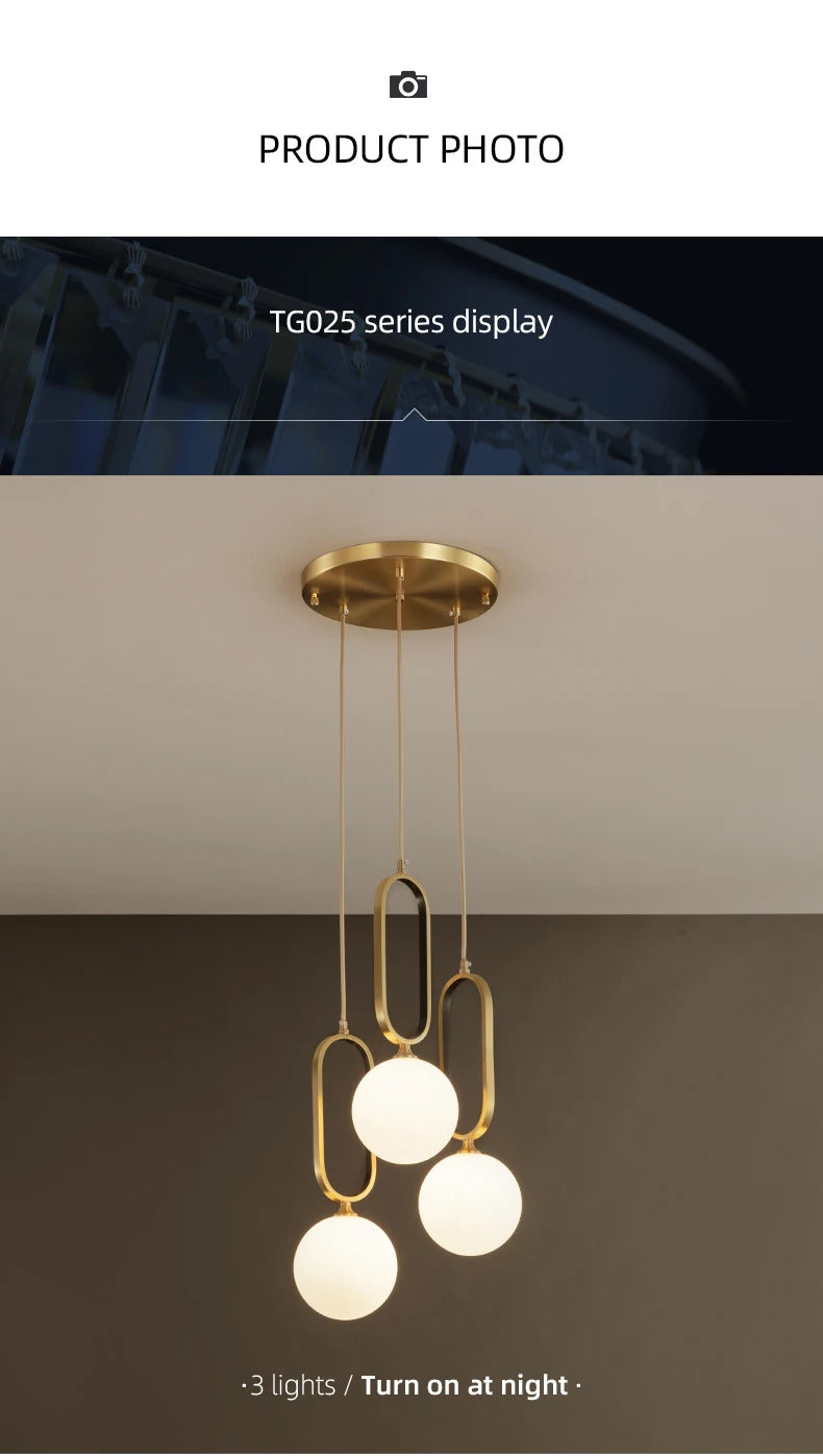 Modern luxury pendant light LED design pendant ball light Decor