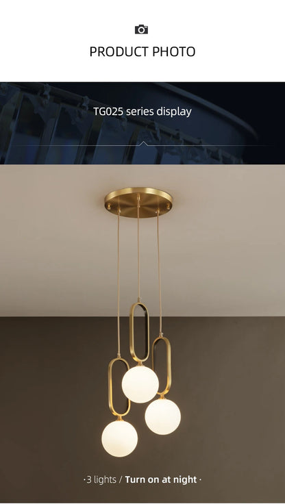 Modern luxury pendant light LED design pendant ball light Decor