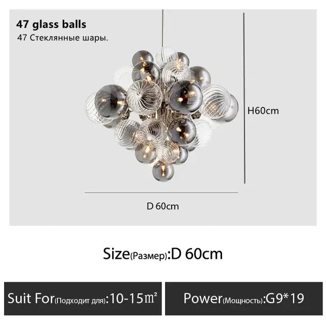 Candeeiro suspenso de vidro de luxo em estilo francês, estilo antigo, para bar, restaurante ou quarto acolhedor. 