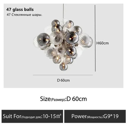 Candeeiro suspenso de vidro de luxo em estilo francês, estilo antigo, para bar, restaurante ou quarto acolhedor. 