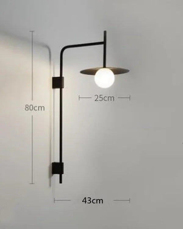 Nordic wall light living room Modern Minimalist Creative mirror wall Wall Lamp