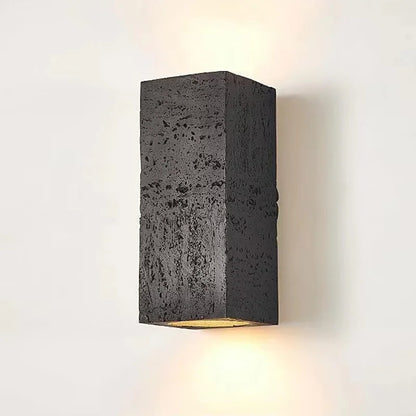Nordic cave stone wall lamp Square outdoor Wall Lamp Cement Sconce Light LED
