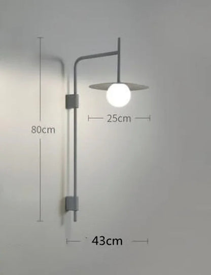 Nordic wall light living room Modern Minimalist Creative mirror wall Wall Lamp