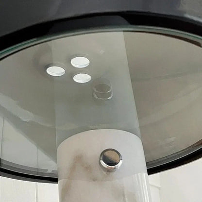 Italian luxury designer mushroom marble LED desk lamp for interior decoration