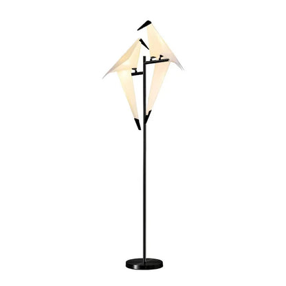Perch Light table Lamp Led Designer Gold Origami Bird Standing Lamps For Living Room Creative Art Deco Safaside Corner Lamp