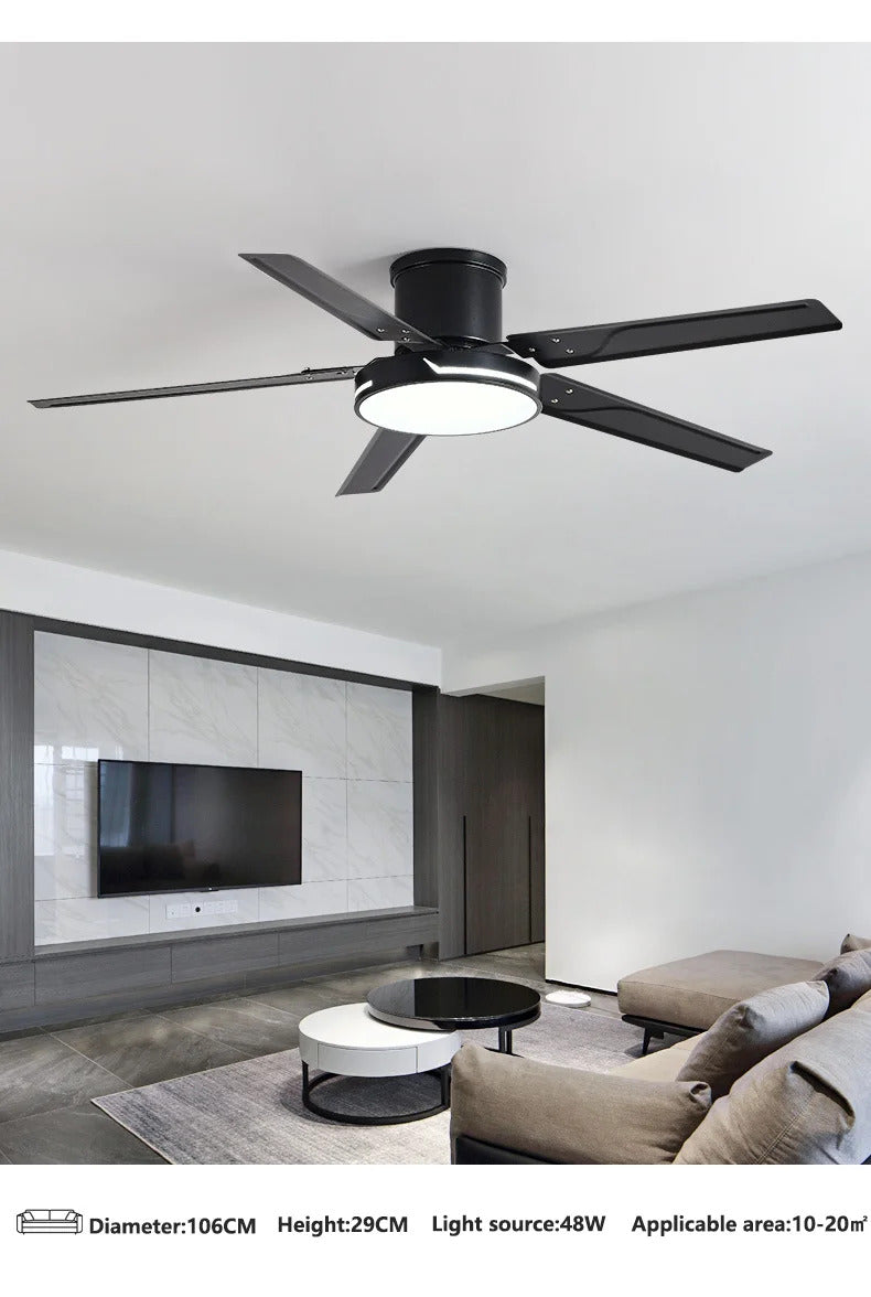 42/52-inch low-floor ceiling fan with pure copper motor fan