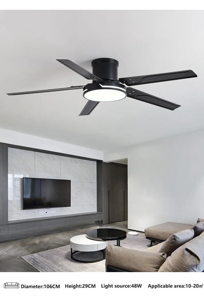 42/52-inch low-floor ceiling fan with pure copper motor fan