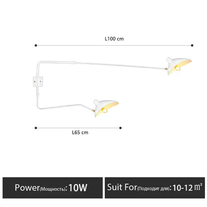 Designer Spider Serge Mouille Ceiling Lamp Black Industrial Ceiling Chandelier