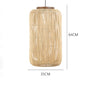 Rattan pendant light vintage Wabi-sabi Lights