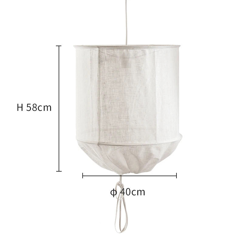 Ay Illuminate Pendant Light Nordic design linencotton DIY Fabric Lamp