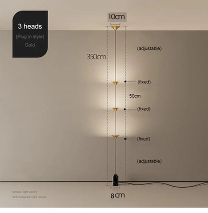 Paolo Castelli SORELUNA floor lamp bedroom bedside lamp