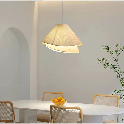 Lia Pendant lamp Nordic white fabric pendant light