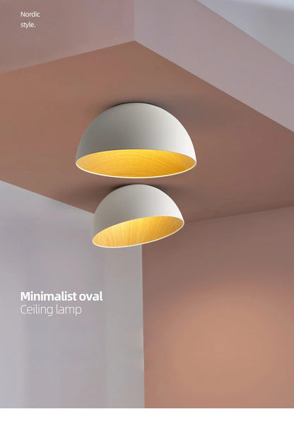 Nordic Wooden Ceiling Chandelier Modern Duo Ceiling Light