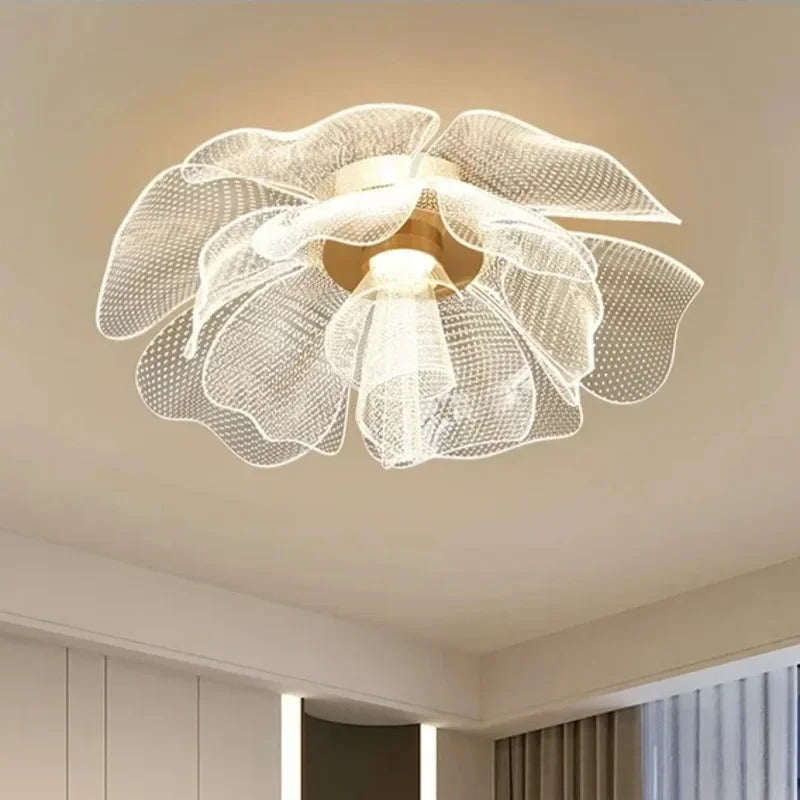 Flower Ceiling Light Bedroom Entrance Hallway Dining Room Lighting Fixture