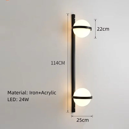 Plant Wall Light Modern Designer Led Study Bedroom Bedside Corridor Luxury Wall Lamp