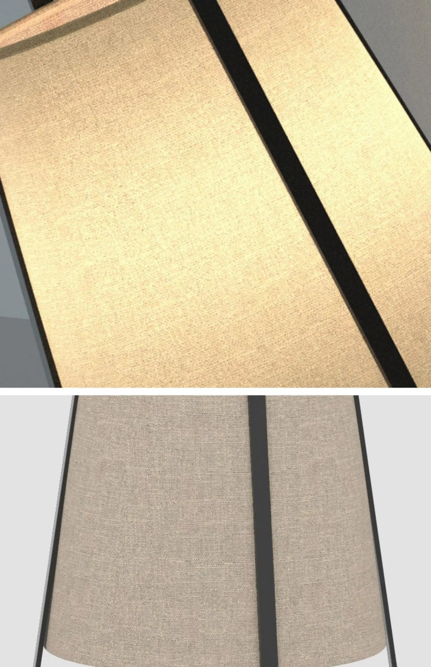 Japanese Style Fabric Floor Lamp Wabi Sabi Zen Art designer standing Lamp home decor