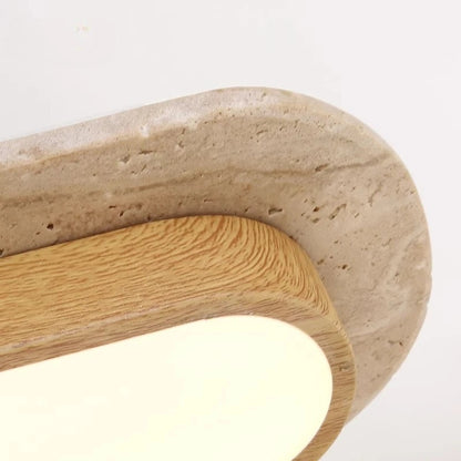 Trio Travertine Ceiling Light