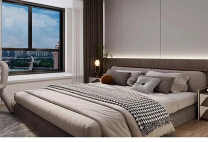 Invisible leafless LED ceiling fan light bedroom hotel remote control hanging lamp