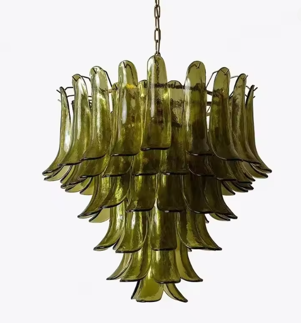Glass Petals Chandelier 