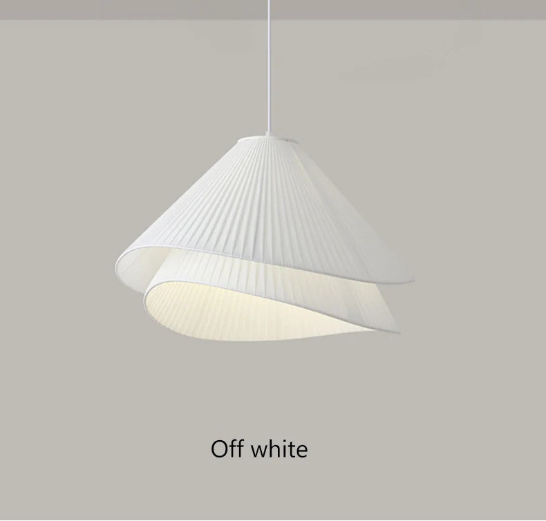 Lia Pendant lamp Nordic white fabric pendant light