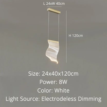 Rinkle Suspended Lights Modern Guide stairwell Chandelier