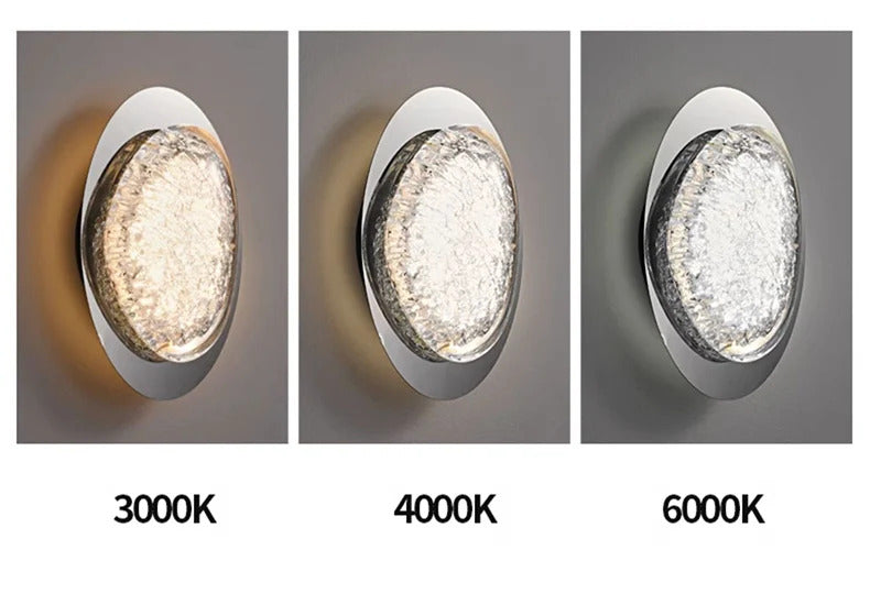 Platinum Art Wall Lamp Modern Creative Design Pebble Corridor wall lighting LED