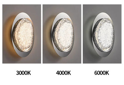 Platinum Art Wall Lamp Modern Creative Design Pebble Corridor wall lighting LED