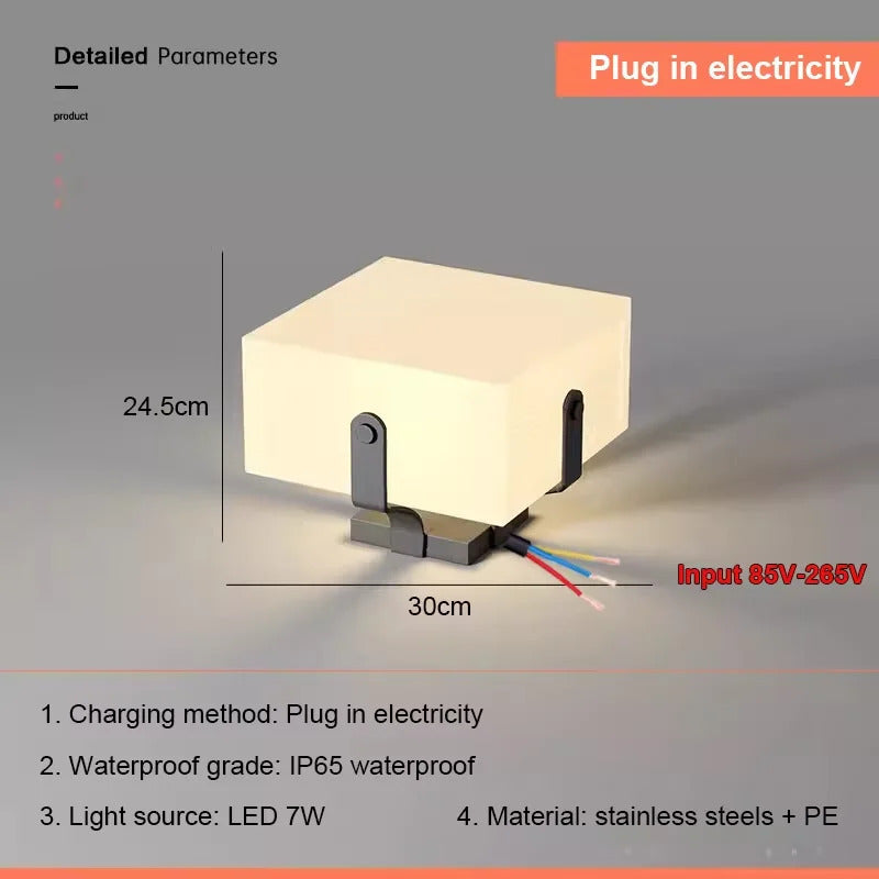 Solar Pillar Lights Villa Outdoor Waterproof  LED Wall Lamp  Gate Garden Lighting