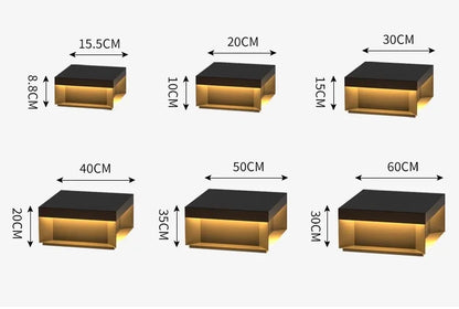 Modern Simple Solar Pillar Light High Quality Outdoor Waterproof Gate Pillar Yard Wall Light