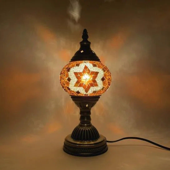 Turkish mosaic glass Table Lamp home bedside table lamp